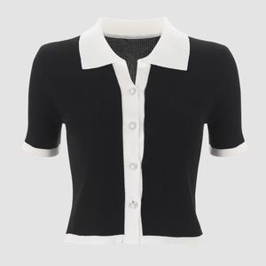 Small Black Basic Cider Cardigan